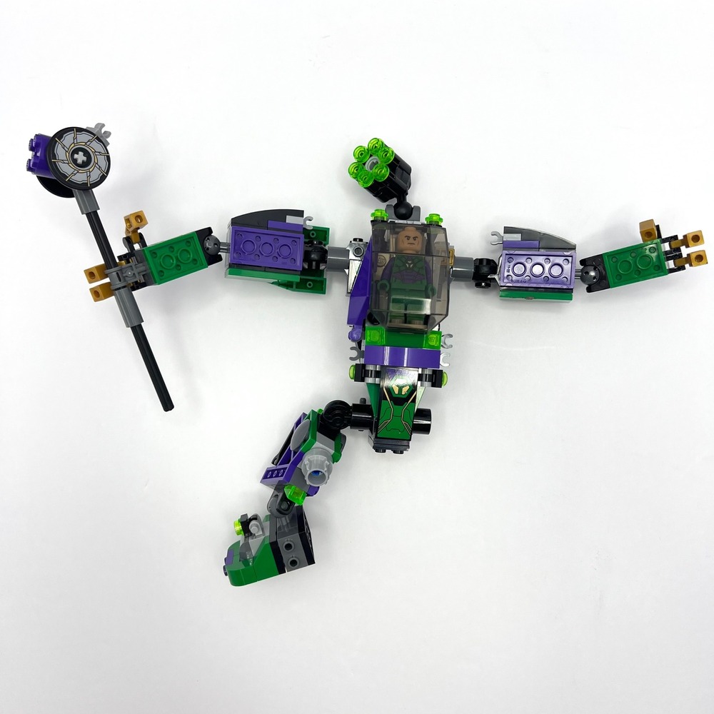 LEGO Lex Luthor Mech w/ Minifigure Incomplete for Parts DC Super Heroes 76097‎